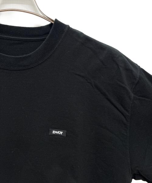 ENNOY（エンノイ）ENNOY (エンノイ) ラバーロゴ 半袖Tシャツ ブラック サイズ:Mの古着・服飾アイテム
