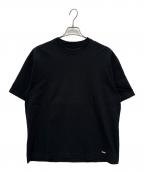 ENNOYエンノイ）の古着「ラバーロゴ 半袖Tシャツ」｜ブラック