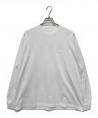 ENNOYエンノイ）の古着「ラバーロゴ長袖Tシャツ / LOGO L/S TEE」｜ホワイト