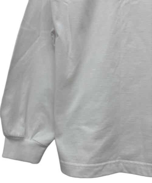 ENNOY（エンノイ）ENNOY (エンノイ) ラバーロゴ長袖Tシャツ / LOGO L/S TEE ホワイト サイズ:Lの古着・服飾アイテム