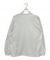 ENNOY (エンノイ) ラバーロゴ長袖Tシャツ / LOGO L/S TEE ホワイト サイズ:L：5000円