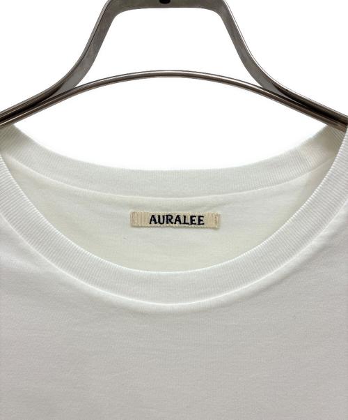 AURALEE（オーラリー）AURALEE (オーラリー) HIGH GAUGE DOUBLE CLOTH TEE ホワイト サイズ:size 4の古着・服飾アイテム