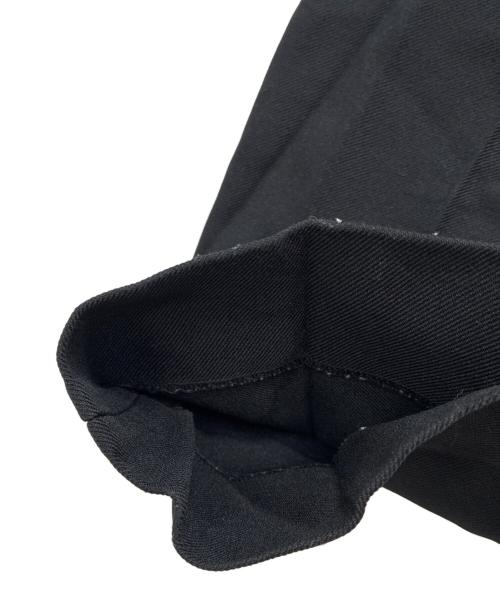 COMME des GARCONS HOMME DEUX（コムデギャルソン オム ドゥ）COMME des GARCONS HOMME DEUX (コムデギャルソン オム ドゥ) ポリエステル縮絨クロップドパンツ ブラック サイズ:Mの古着・服飾アイテム