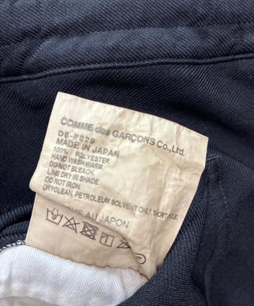 COMME des GARCONS HOMME DEUX（コムデギャルソン オム ドゥ）COMME des GARCONS HOMME DEUX (コムデギャルソン オム ドゥ) ポリエステル縮絨クロップドパンツ ブラック サイズ:Mの古着・服飾アイテム