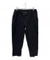 COMME des GARCONS HOMME DEUX（コムデギャルソン オム ドゥ）の古着「ポリエステル縮絨クロップドパンツ」｜ブラック