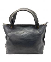 DAKOTA（ダコタ）の古着「レザートートバッグ」｜ネイビー