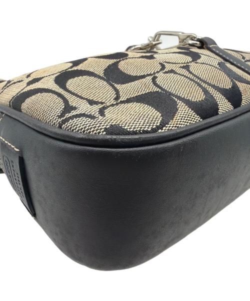 COACH（コーチ）COACH (コーチ) ショルダーバッグ ブラック×グレーの古着・服飾アイテム