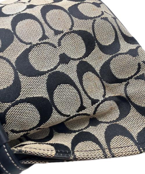 COACH（コーチ）COACH (コーチ) ショルダーバッグ ブラック×グレーの古着・服飾アイテム