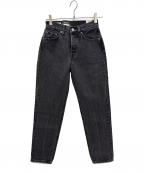 LEVI'Sリーバイス）の古着「501(R) '81S ブラック ボタンフライデニムパンツ」｜グレー