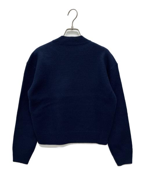 A.P.C.（アーペーセー）A.P.C. (アーペーセー) ウールロゴニット ネイビー×レッド サイズ:Sの古着・服飾アイテム