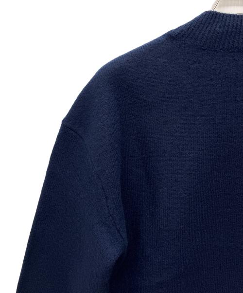 A.P.C.（アーペーセー）A.P.C. (アーペーセー) ウールロゴニット ネイビー×レッド サイズ:Sの古着・服飾アイテム