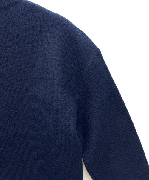 A.P.C.（アーペーセー）A.P.C. (アーペーセー) ウールロゴニット ネイビー×レッド サイズ:Sの古着・服飾アイテム