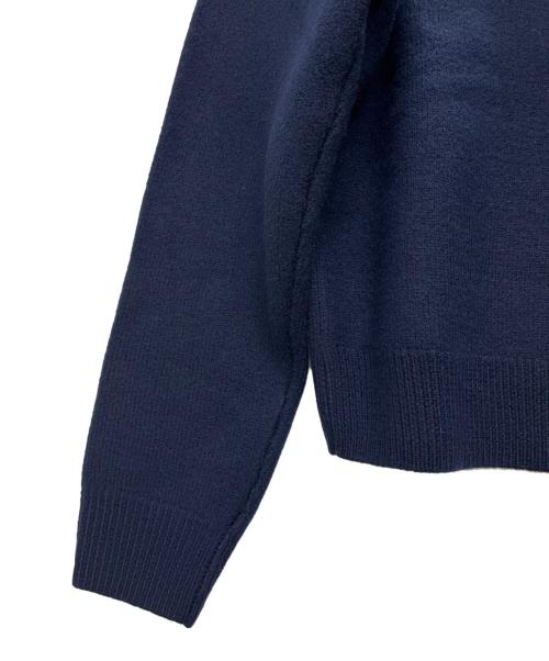 A.P.C.（アーペーセー）A.P.C. (アーペーセー) ウールロゴニット ネイビー×レッド サイズ:Sの古着・服飾アイテム