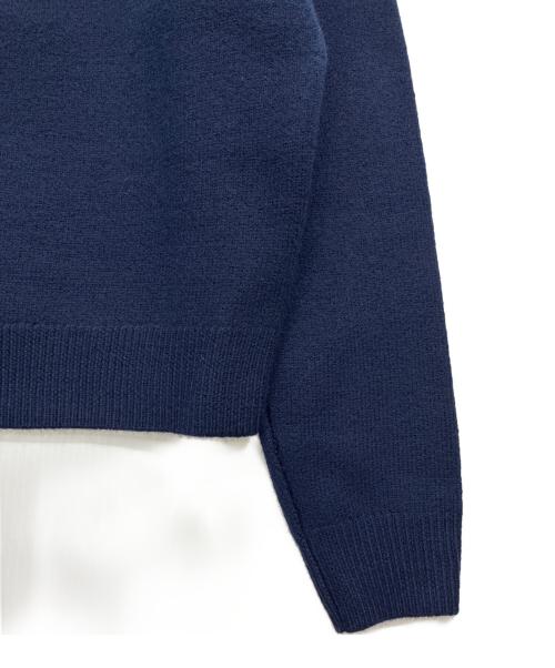 A.P.C.（アーペーセー）A.P.C. (アーペーセー) ウールロゴニット ネイビー×レッド サイズ:Sの古着・服飾アイテム