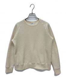 THE NORTH FACE（ザ ノース フェイス）の古着「ロングスリーブウォームワッフルクルー レディース / L/S Warm Waffle Crew」｜アイボリー