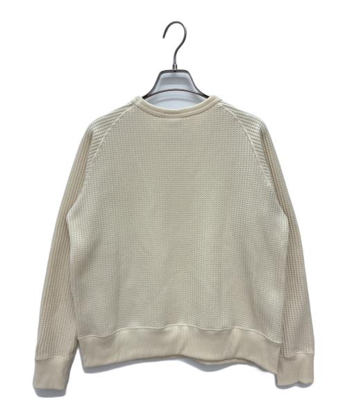 THE NORTH FACE（ザ ノース フェイス）THE NORTH FACE (ザ ノース フェイス) ロングスリーブウォームワッフルクルー レディース / L/S Warm Waffle Crew アイボリー サイズ:Mの古着・服飾アイテム