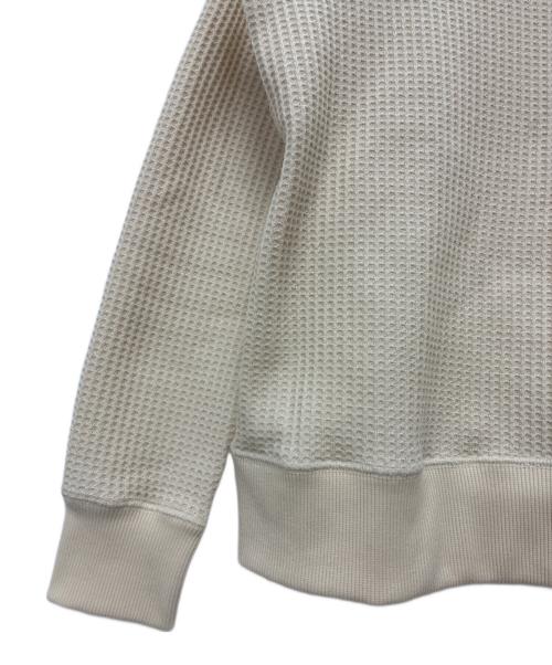 THE NORTH FACE（ザ ノース フェイス）THE NORTH FACE (ザ ノース フェイス) ロングスリーブウォームワッフルクルー レディース / L/S Warm Waffle Crew アイボリー サイズ:Mの古着・服飾アイテム