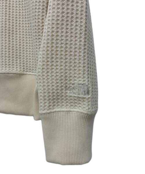THE NORTH FACE（ザ ノース フェイス）THE NORTH FACE (ザ ノース フェイス) ロングスリーブウォームワッフルクルー レディース / L/S Warm Waffle Crew アイボリー サイズ:Mの古着・服飾アイテム