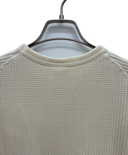 THE NORTH FACE（ザ ノース フェイス）THE NORTH FACE (ザ ノース フェイス) ロングスリーブウォームワッフルクルー レディース / L/S Warm Waffle Crew アイボリー サイズ:Mの古着・服飾アイテム