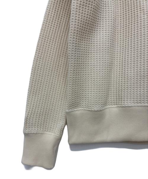 THE NORTH FACE（ザ ノース フェイス）THE NORTH FACE (ザ ノース フェイス) ロングスリーブウォームワッフルクルー レディース / L/S Warm Waffle Crew アイボリー サイズ:Mの古着・服飾アイテム