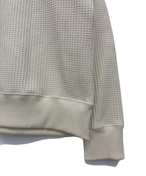 THE NORTH FACE（ザ ノース フェイス）THE NORTH FACE (ザ ノース フェイス) ロングスリーブウォームワッフルクルー レディース / L/S Warm Waffle Crew アイボリー サイズ:Mの古着・服飾アイテム