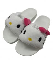 HELLO KITTY×adidas（ハローキティ×アディダス）の古着「Adilette Slides サンダル」｜ホワイト