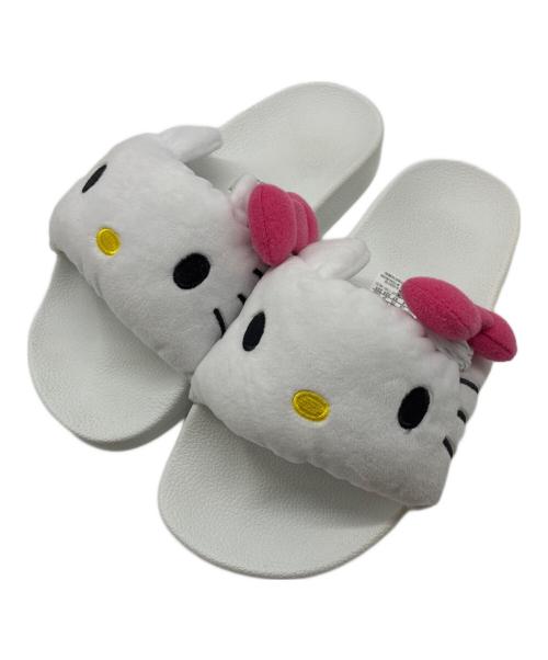 HELLO KITTY（ハローキティ）HELLO KITTY (ハローキティ) adidas (アディダス) Adilette Slides サンダル ホワイト サイズ:22.5cmの古着・服飾アイテム