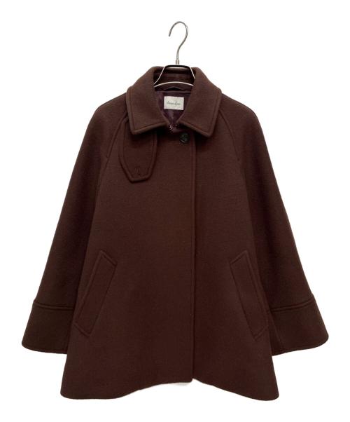 STEVEN ALAN（スティーブンアラン）STEVEN ALAN (スティーブンアラン) WOOL BEAVER TENT SHORT COAT / ウール ビーバー テント ショートコート ブラウン サイズ:Sの古着・服飾アイテム