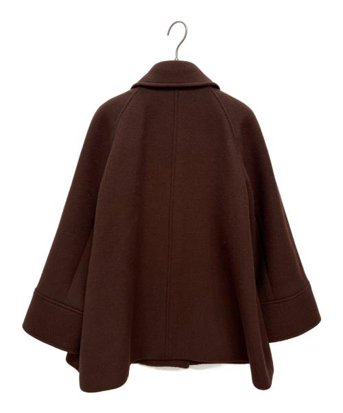STEVEN ALAN（スティーブンアラン）STEVEN ALAN (スティーブンアラン) WOOL BEAVER TENT SHORT COAT / ウール ビーバー テント ショートコート ブラウン サイズ:Sの古着・服飾アイテム