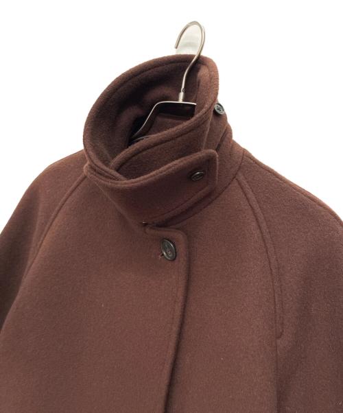 STEVEN ALAN（スティーブンアラン）STEVEN ALAN (スティーブンアラン) WOOL BEAVER TENT SHORT COAT / ウール ビーバー テント ショートコート ブラウン サイズ:Sの古着・服飾アイテム