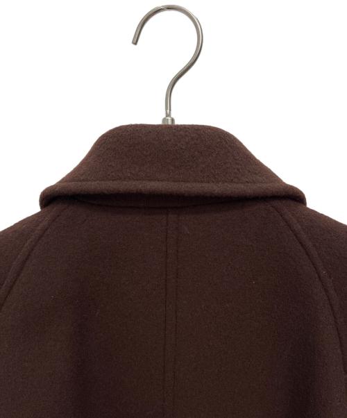 STEVEN ALAN（スティーブンアラン）STEVEN ALAN (スティーブンアラン) WOOL BEAVER TENT SHORT COAT / ウール ビーバー テント ショートコート ブラウン サイズ:Sの古着・服飾アイテム