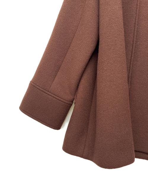 STEVEN ALAN（スティーブンアラン）STEVEN ALAN (スティーブンアラン) WOOL BEAVER TENT SHORT COAT / ウール ビーバー テント ショートコート ブラウン サイズ:Sの古着・服飾アイテム