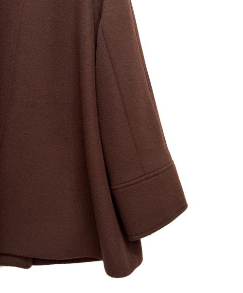 STEVEN ALAN（スティーブンアラン）STEVEN ALAN (スティーブンアラン) WOOL BEAVER TENT SHORT COAT / ウール ビーバー テント ショートコート ブラウン サイズ:Sの古着・服飾アイテム