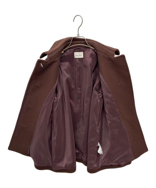 STEVEN ALAN（スティーブンアラン）STEVEN ALAN (スティーブンアラン) WOOL BEAVER TENT SHORT COAT / ウール ビーバー テント ショートコート ブラウン サイズ:Sの古着・服飾アイテム