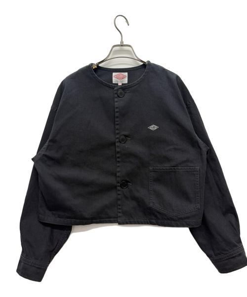 DANTON（ダントン）DANTON (ダントン) ダントン カラーレス ショートジャケット グレー サイズ:38の古着・服飾アイテム