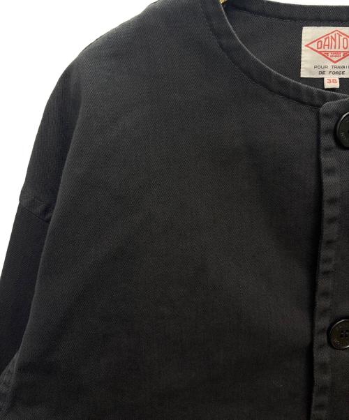 DANTON（ダントン）DANTON (ダントン) ダントン カラーレス ショートジャケット グレー サイズ:38の古着・服飾アイテム