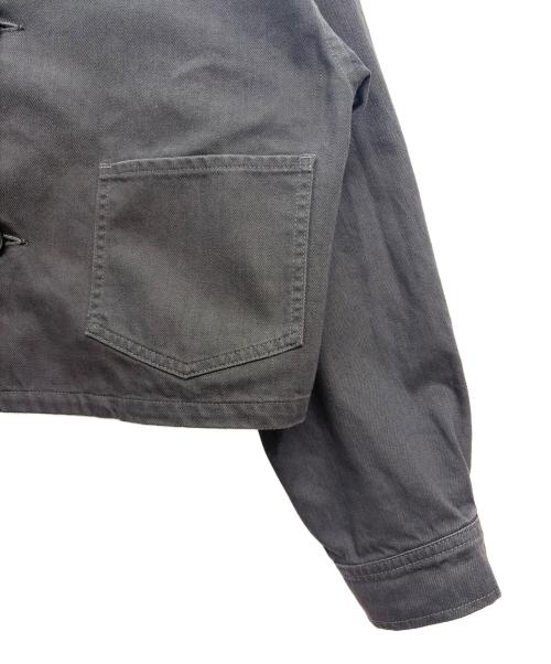 DANTON（ダントン）DANTON (ダントン) ダントン カラーレス ショートジャケット グレー サイズ:38の古着・服飾アイテム