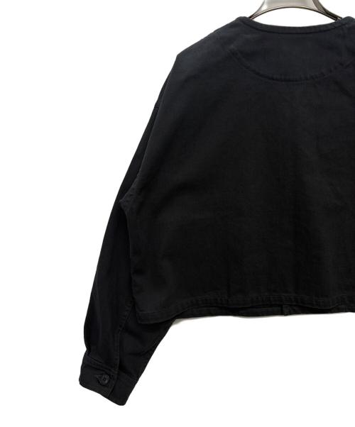 DANTON（ダントン）DANTON (ダントン) ダントン カラーレス ショートジャケット グレー サイズ:38の古着・服飾アイテム