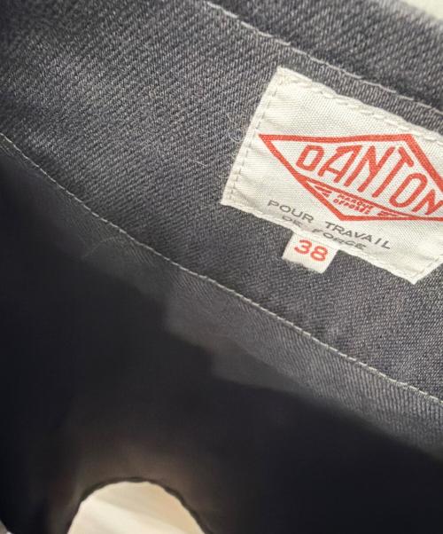 DANTON（ダントン）DANTON (ダントン) ダントン カラーレス ショートジャケット グレー サイズ:38の古着・服飾アイテム