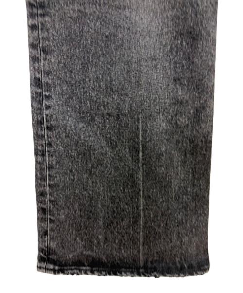 moussy（マウジー）moussy (マウジー) フレアデニムパンツ グレー サイズ:W27の古着・服飾アイテム