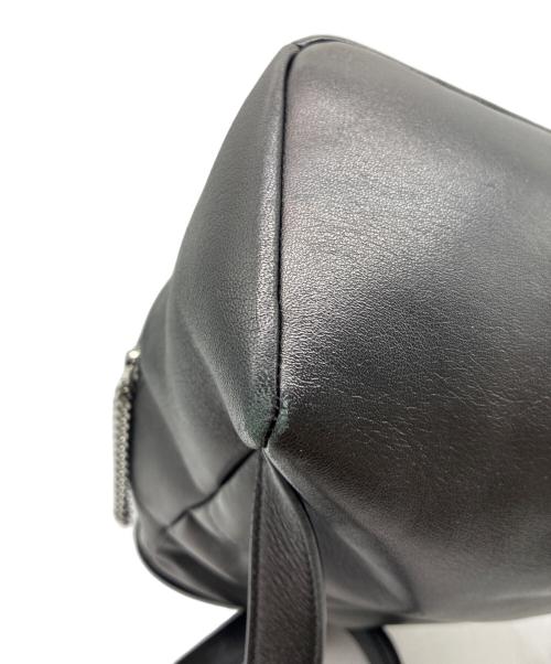 JIMMY CHOO（ジミーチュウ）JIMMY CHOO (ジミーチュウ) Cassie Star Studded Lambskin Leather Backpack / レザーリュック ブラックの古着・服飾アイテム