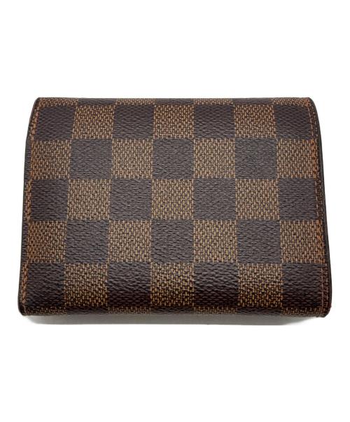 LOUIS VUITTON（ルイ ヴィトン）LOUIS VUITTON (ルイ ヴィトン) ダミエ ポルフォフォイユ・ヴィクトリーヌ 2つ折り財布の古着・服飾アイテム