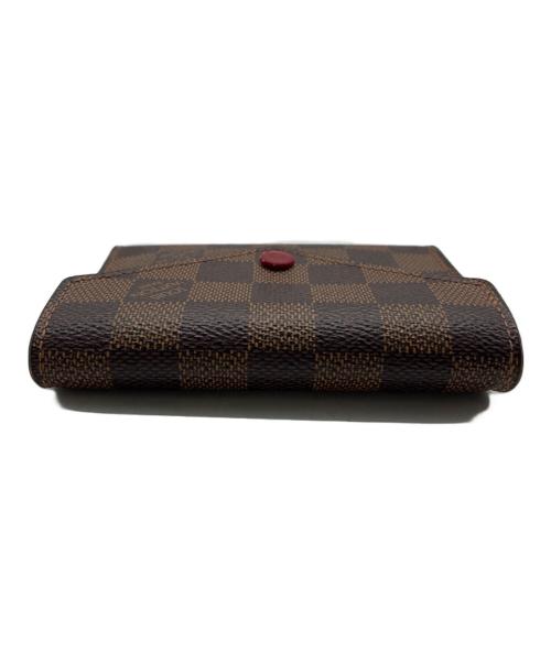 LOUIS VUITTON（ルイ ヴィトン）LOUIS VUITTON (ルイ ヴィトン) ダミエ ポルフォフォイユ・ヴィクトリーヌ 2つ折り財布の古着・服飾アイテム