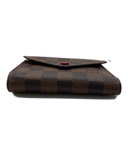 LOUIS VUITTON（ルイ ヴィトン）LOUIS VUITTON (ルイ ヴィトン) ダミエ ポルフォフォイユ・ヴィクトリーヌ 2つ折り財布の古着・服飾アイテム