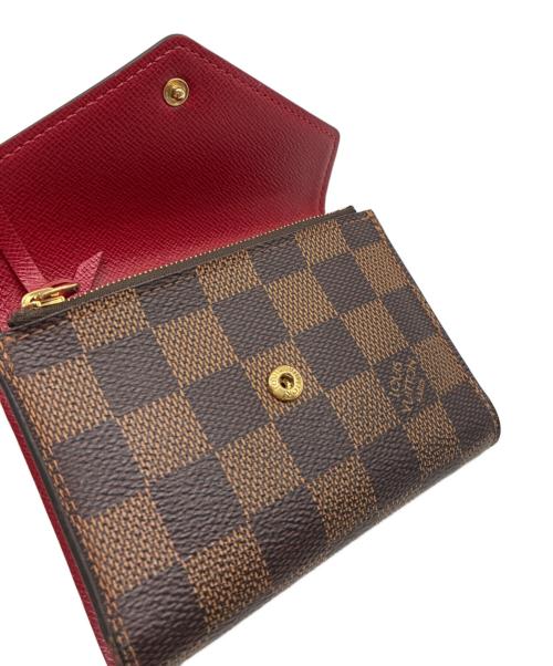 LOUIS VUITTON（ルイ ヴィトン）LOUIS VUITTON (ルイ ヴィトン) ダミエ ポルフォフォイユ・ヴィクトリーヌ 2つ折り財布の古着・服飾アイテム