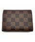 LOUIS VUITTON (ルイ ヴィトン) ダミエ ポルフォフォイユ・ヴィクトリーヌ 2つ折り財布：40000円