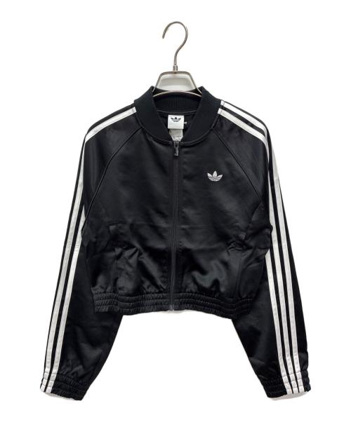 adidas Originals（アディダスオリジナル）adidas originals (アディダスオリジナル) サテン SST ジャケット ブラック サイズ:Lの古着・服飾アイテム