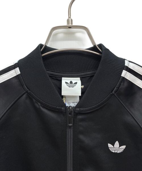 adidas Originals（アディダスオリジナル）adidas originals (アディダスオリジナル) サテン SST ジャケット ブラック サイズ:Lの古着・服飾アイテム