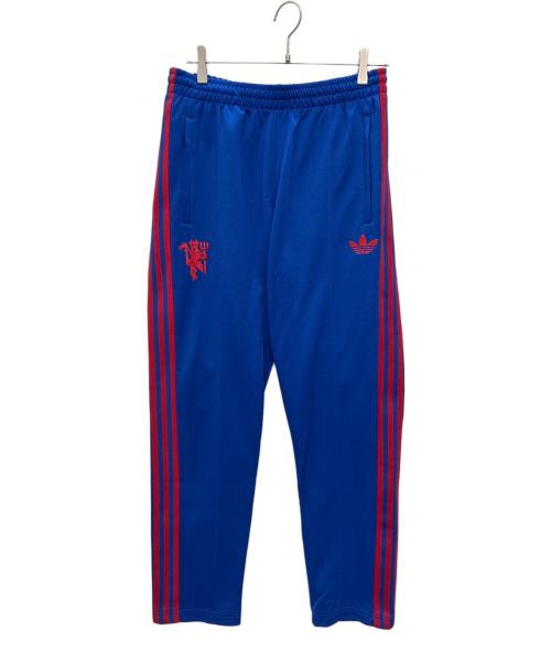 adidas Originals（アディダスオリジナル）adidas originals (アディダスオリジナル) マンチェスター・ユナイテッド オリジナルス トラックパンツ ブルー×レッド サイズ:XLの古着・服飾アイテム