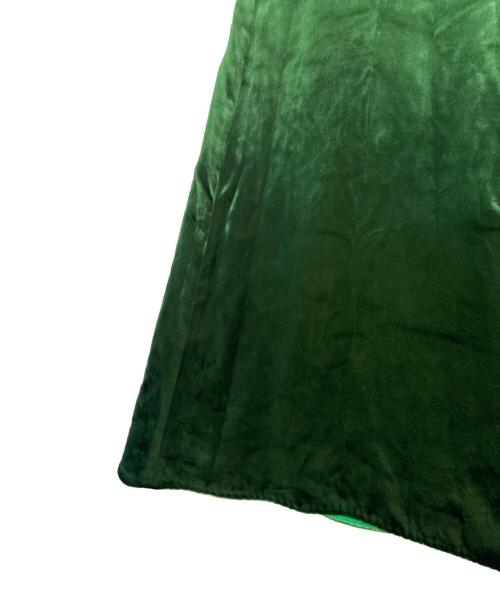 PRADA（プラダ）PRADA (プラダ) ベルベットミニドレス グリーン サイズ:44Sの古着・服飾アイテム